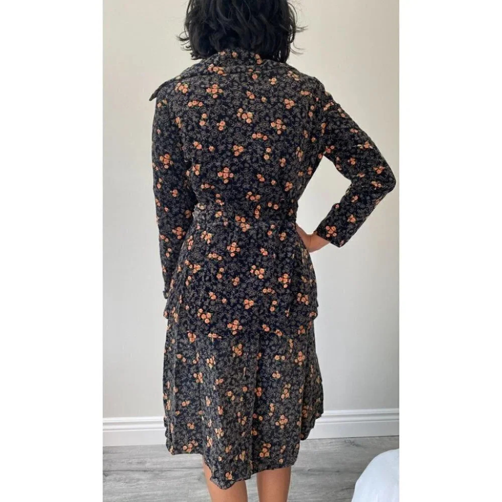 Vintage  - 1970’s Velvet Suit Coord Skirt Suit Set - Picture 7 of 11